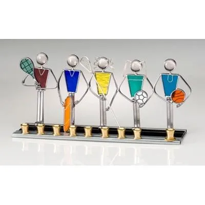 Sports Menorahs - Choose Sport Menorah