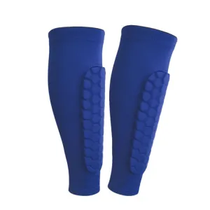 Sports Outdoor Basketball Ride Honeycomb Anti -Collision Leg Protection M( Blue)