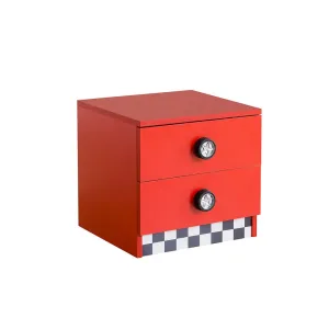 Star Racer Nightstand Red