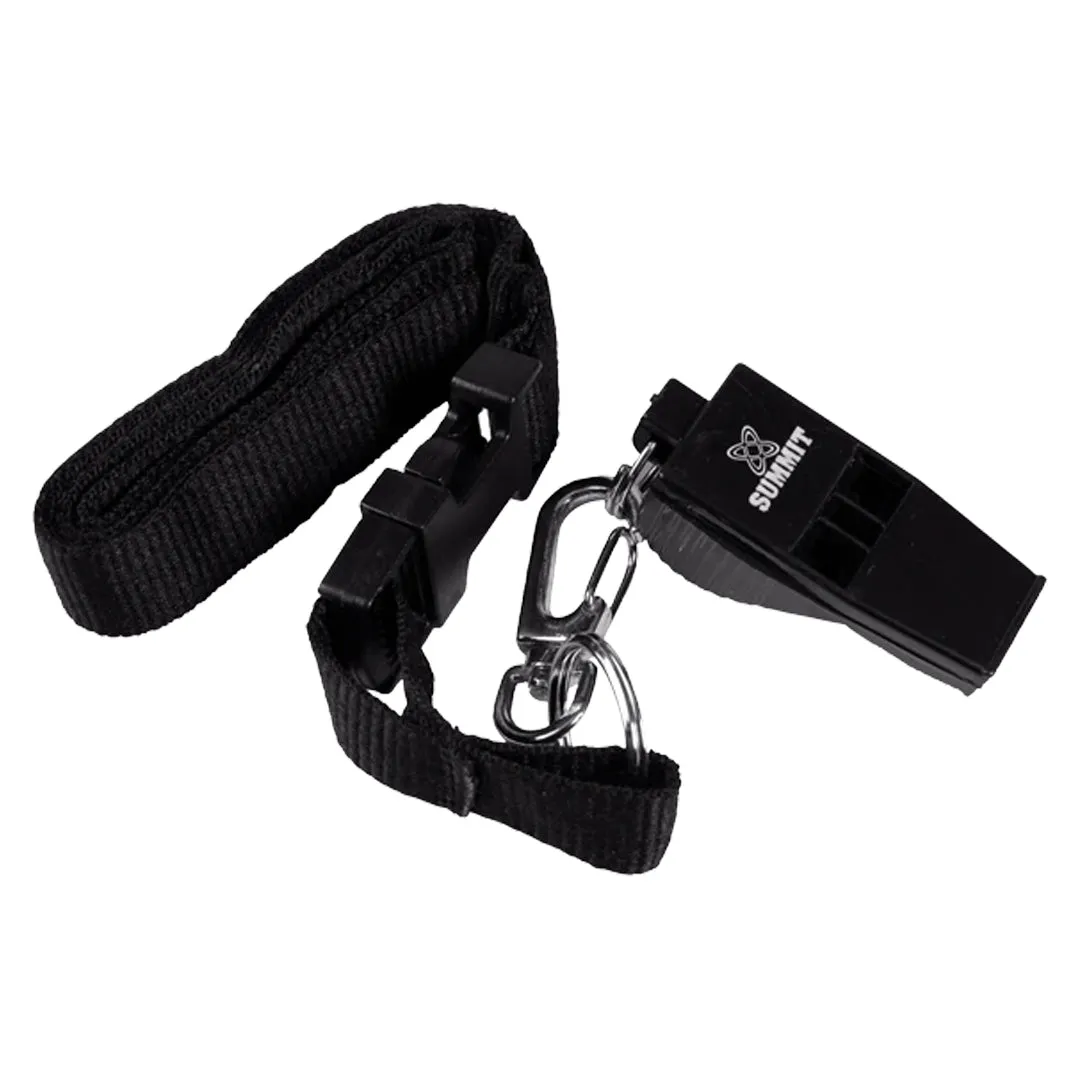 Summit Pealess Whistle with Lanyard