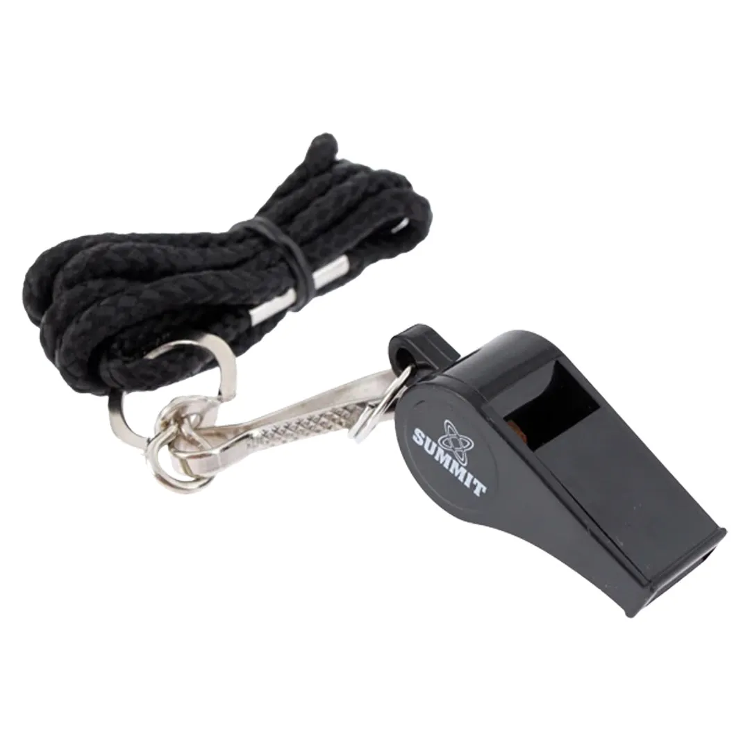 Summit Plastic Whistle with Lanyard