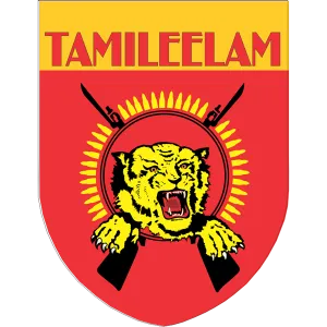 Tamileelam Soccer Team Flag Shield Style