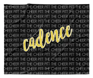 TEAM - CURSIVE PERSONALIZED NAME THROW BLANKET