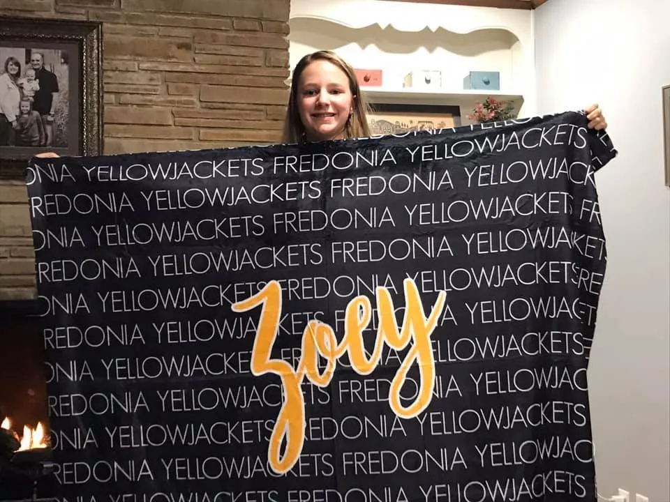 TEAM - CURSIVE PERSONALIZED NAME THROW BLANKET