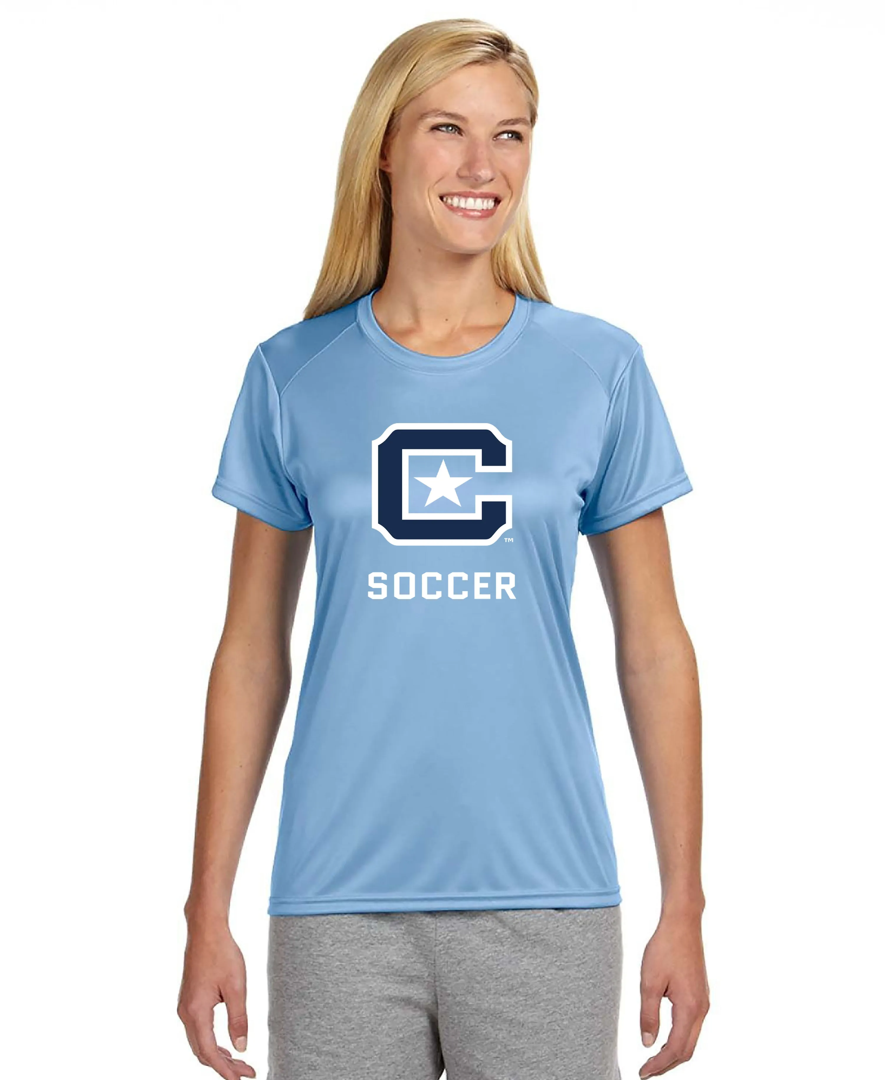 The Citadel, Club Sports - Soccer, A4 Ladies' Cooling Performance T-Shirt