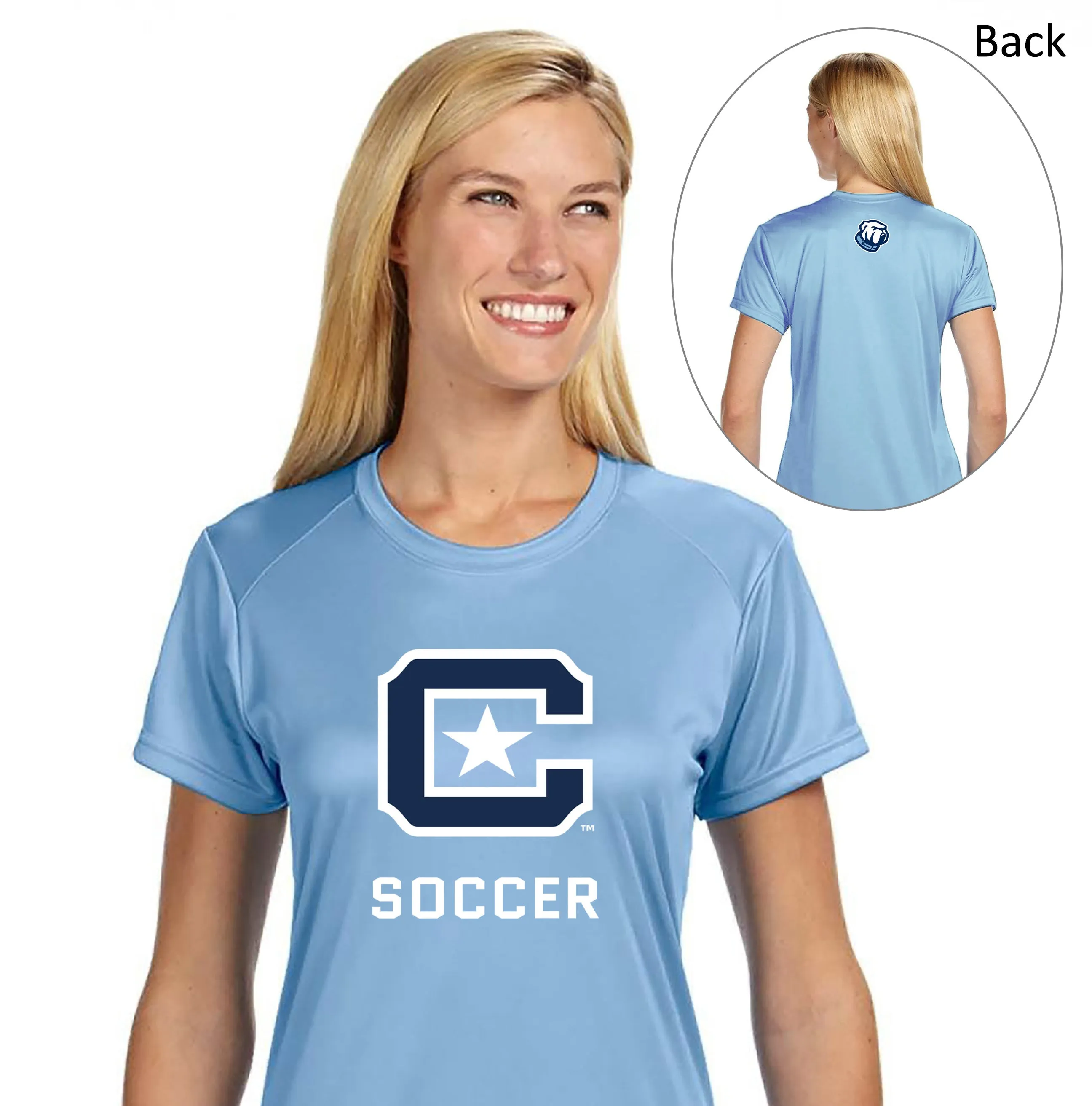 The Citadel, Club Sports - Soccer, A4 Ladies' Cooling Performance T-Shirt