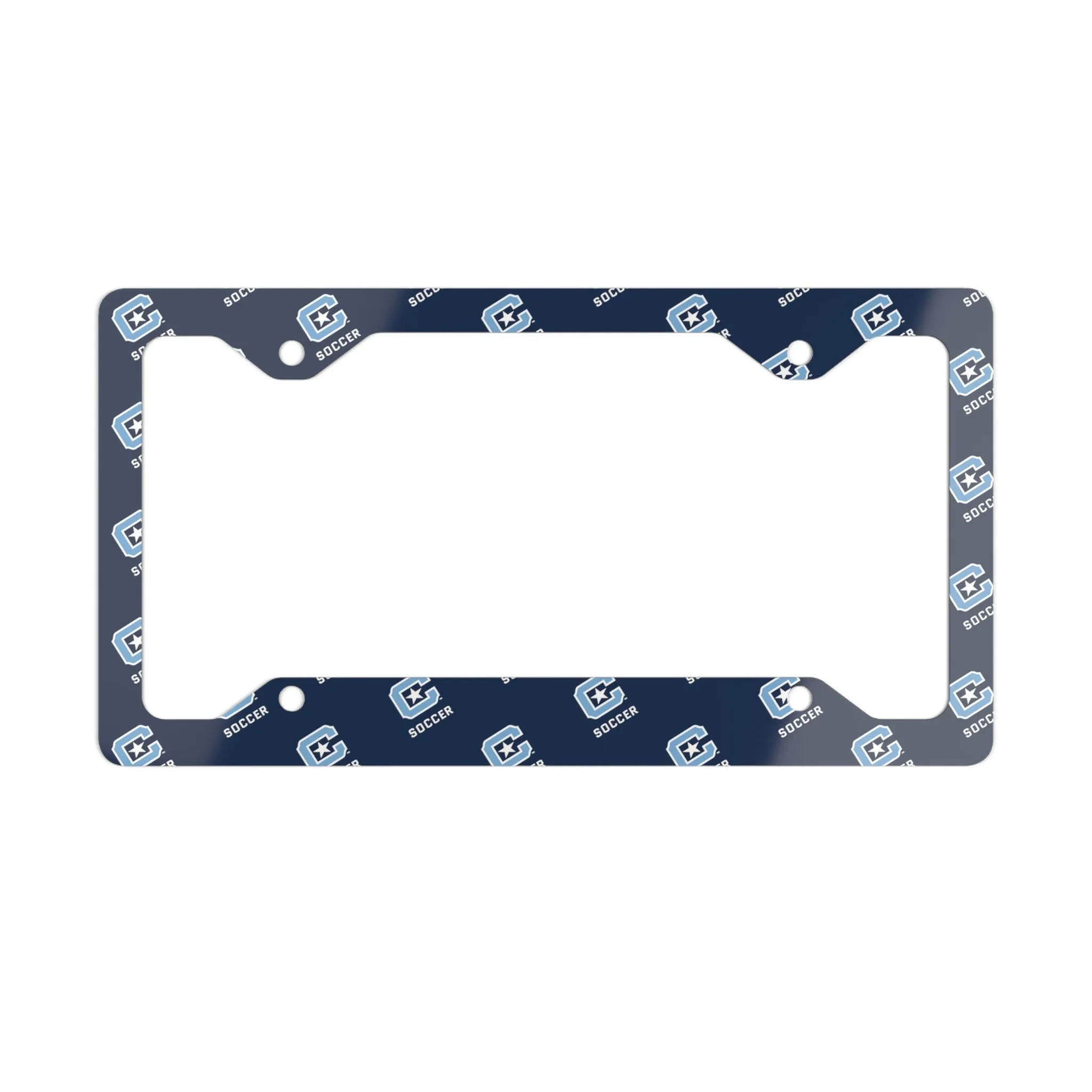 The Citadel, Sports Club, Soccer Metal License Plate Frame