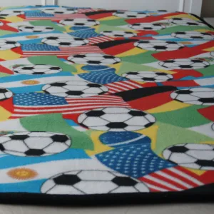 Throws - Bed Topper - Full/Queen - Accent - Soccer Fans Delight