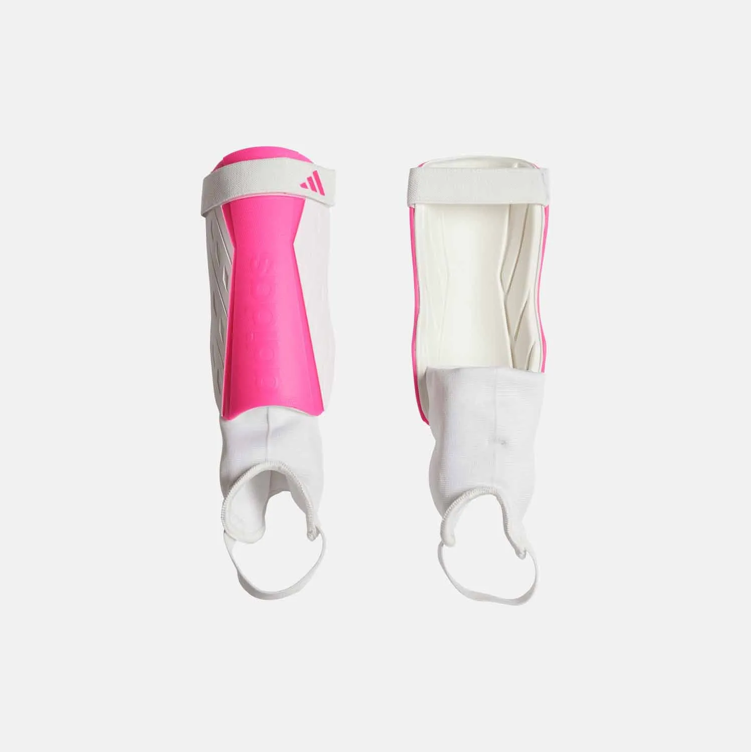 Tiro Match Shin Guards, White/Pink (Youth Sizes)