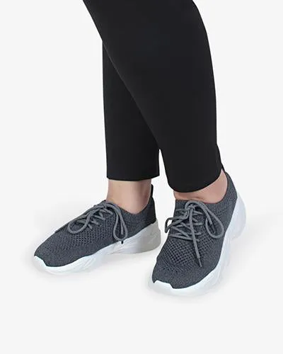 Turbo Mesh Chunky Streetwear Shoes - Dark Grey