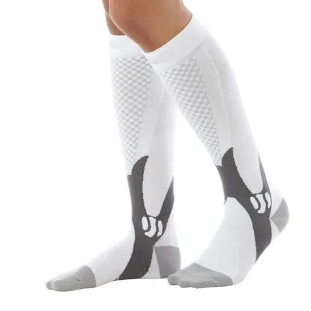 Unisex Leg Support Stretch Compression Socks