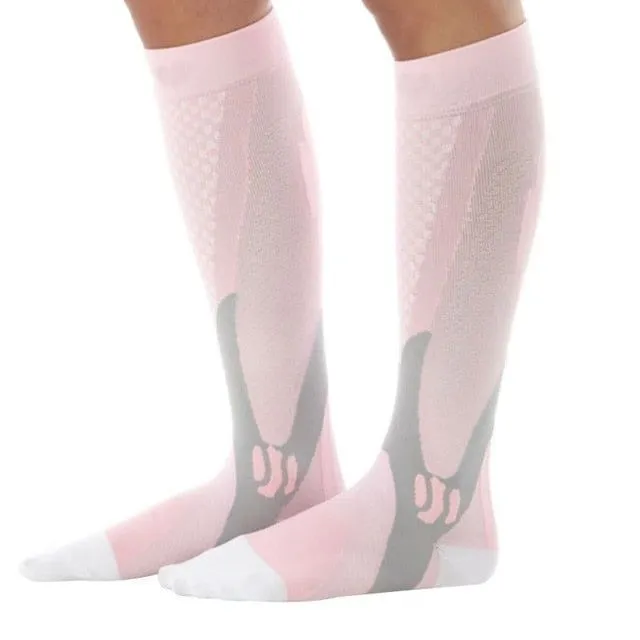 Unisex Leg Support Stretch Compression Socks