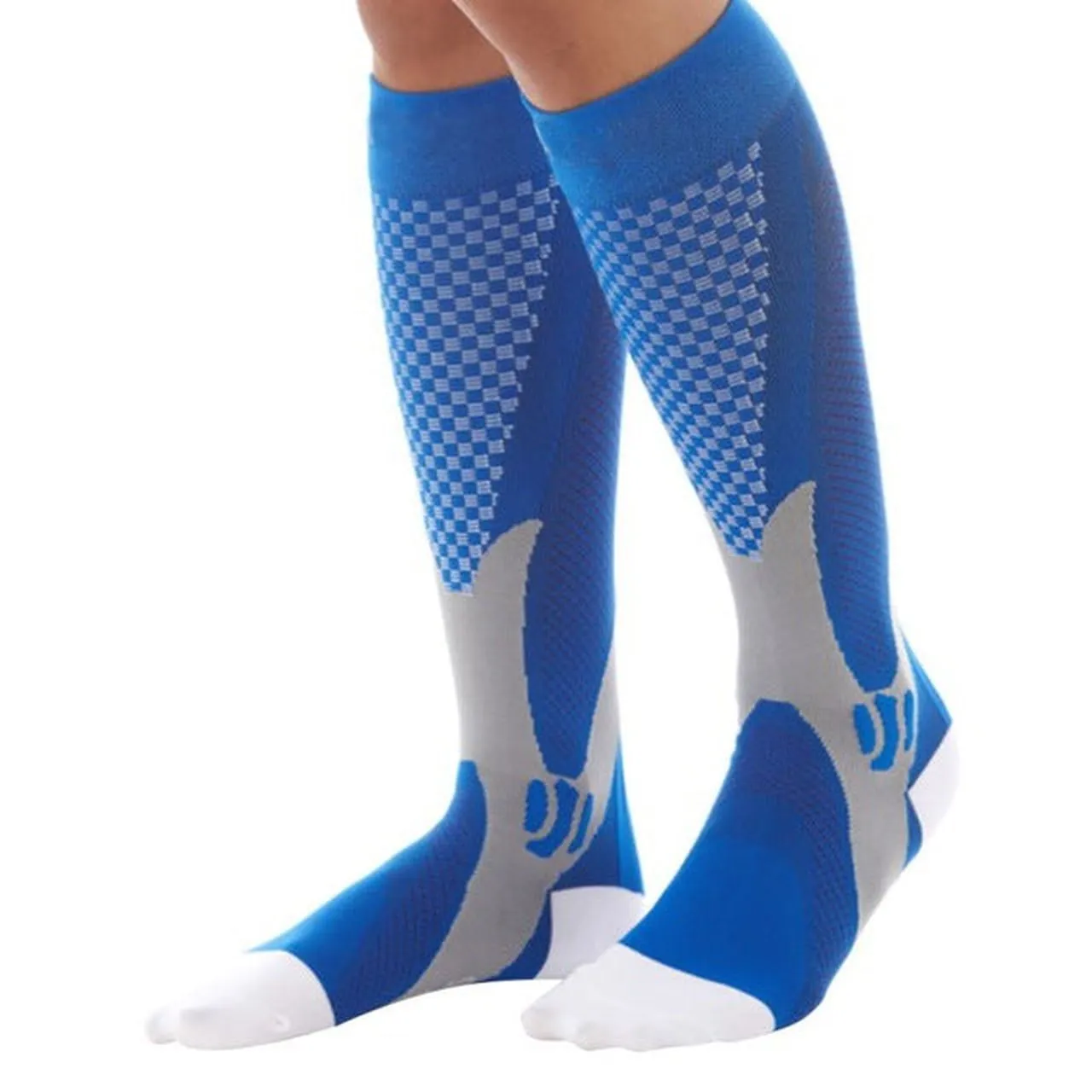 Unisex Leg Support Stretch Compression Socks