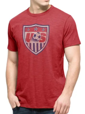 USA United States Soccer National Team 47 Brand Rescue Red Scrum T-Shirt