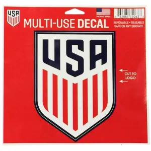 USA United States Soccer Team WinCraft Red White & Navy Reusable Multi-Use Decal