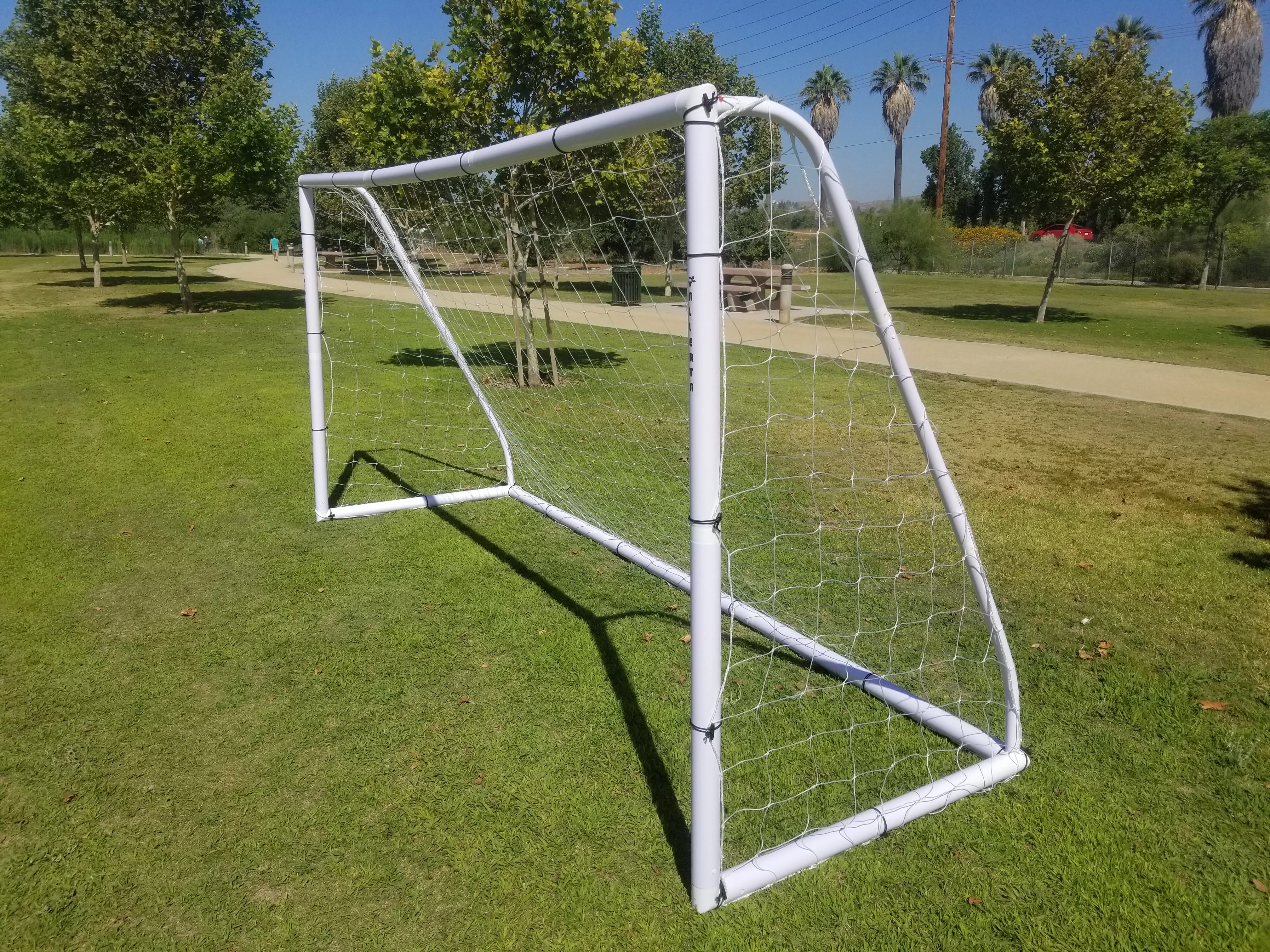 Vallerta® 12 X 6 Ft. PVC Soccer Goal w/Carry Bag & Weatherproof Net