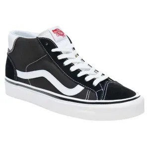 Vans Mid Skool 37 Shoes - Black/True White