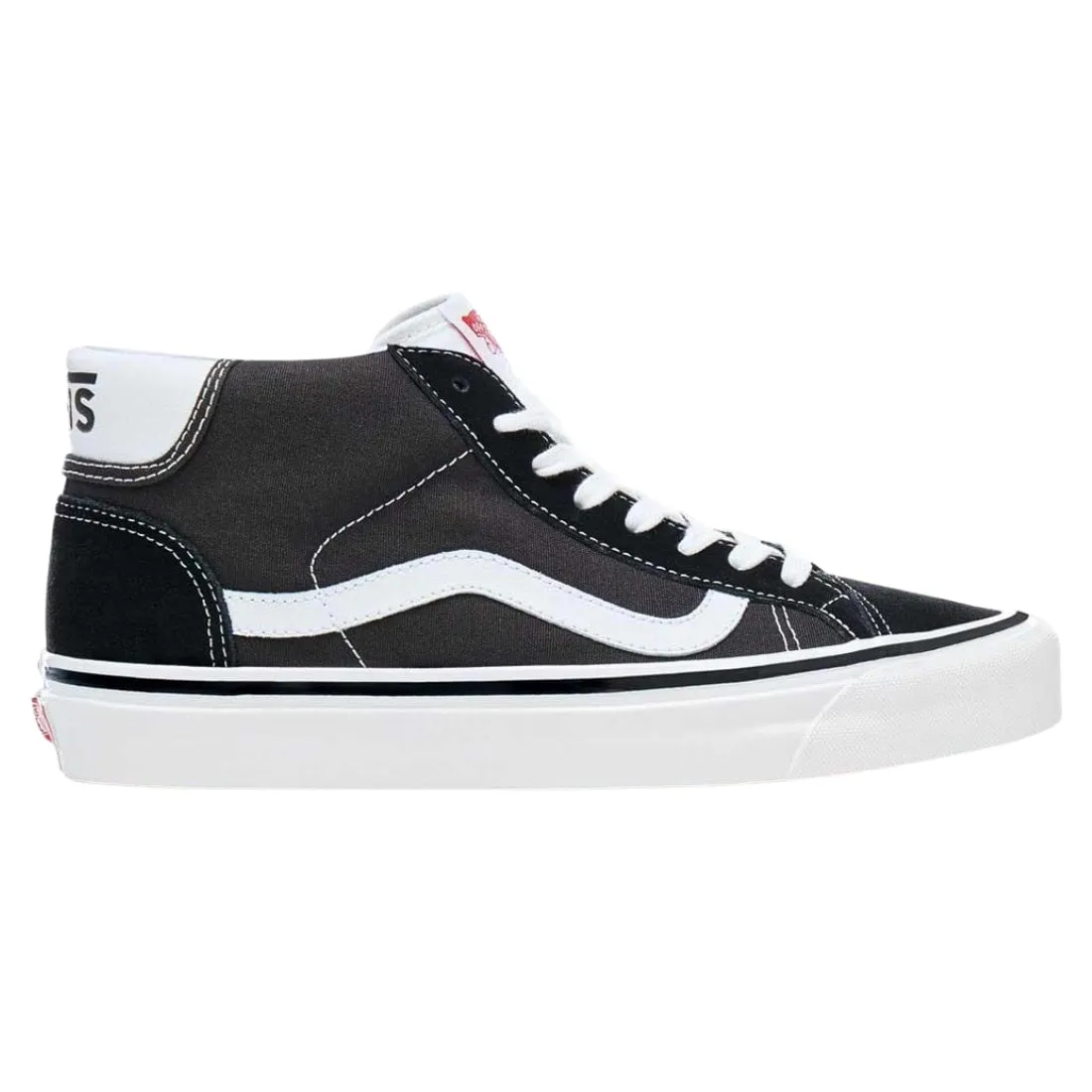 Vans Mid Skool 37 Shoes - Black/True White