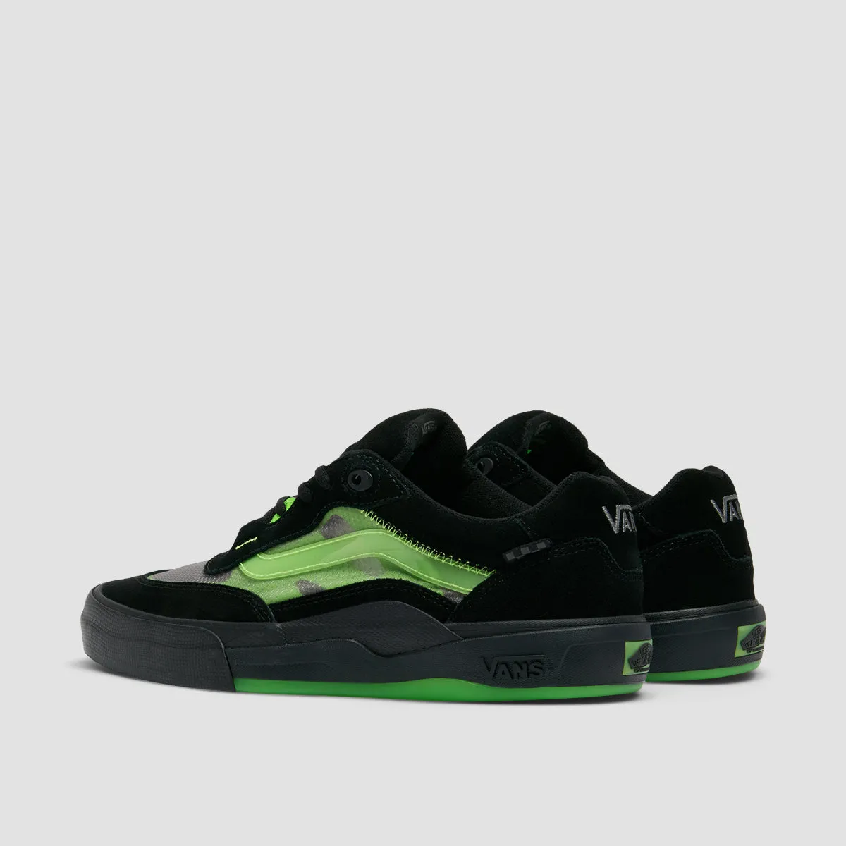 Vans Wayvee Shoes - Glow Skulls Green/Black