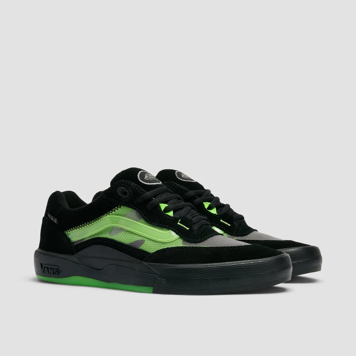 Vans Wayvee Shoes - Glow Skulls Green/Black