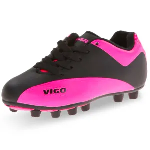 Vizari Jr. Vigo Cleats (Pink/Black)