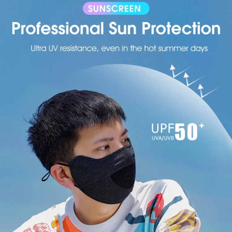 WEST BIKING Riding Ice Silk Sun Protection Breathable Outdoor Eye Corner Protection Facial Mask(Fantastic Purple)