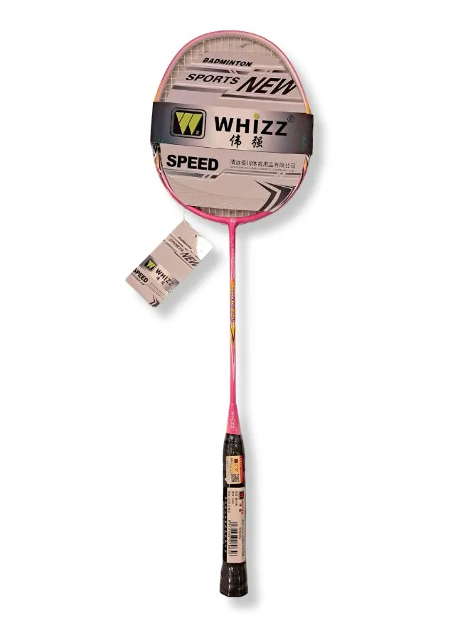 Whizz S520 Badminton Racket for Casual Game, School Sports, Lightweight with Full Cover for Indoor and Outdoor Play, Intermediate, Senior Level