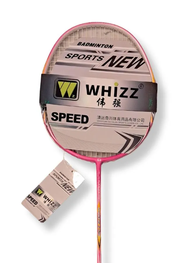 Whizz S520 Badminton Racket for Casual Game, School Sports, Lightweight with Full Cover for Indoor and Outdoor Play, Intermediate, Senior Level