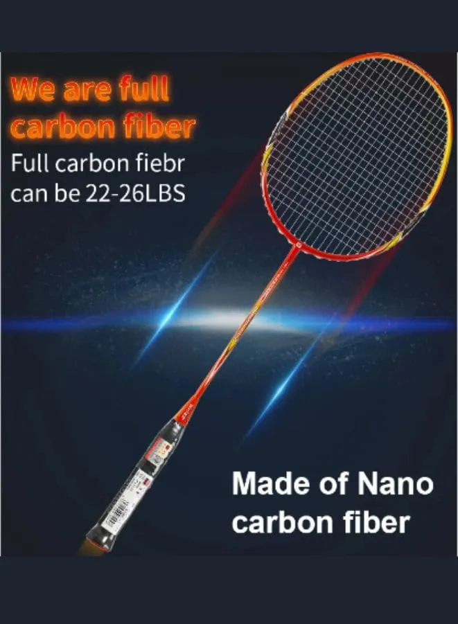 Whizz S520 Badminton Racket for Casual Game, School Sports, Lightweight with Full Cover for Indoor and Outdoor Play, Intermediate, Senior Level