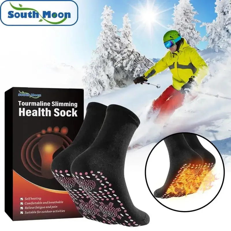 Winter Self-Heating Socks  Unisex Thermal Socks with Tourmaline