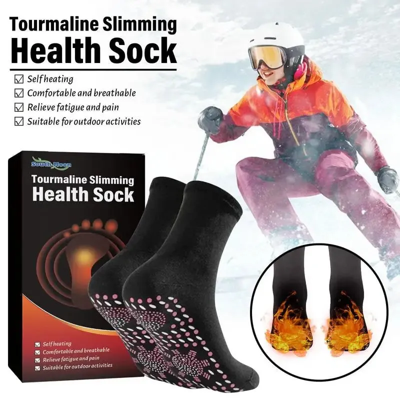 Winter Self-Heating Socks  Unisex Thermal Socks with Tourmaline