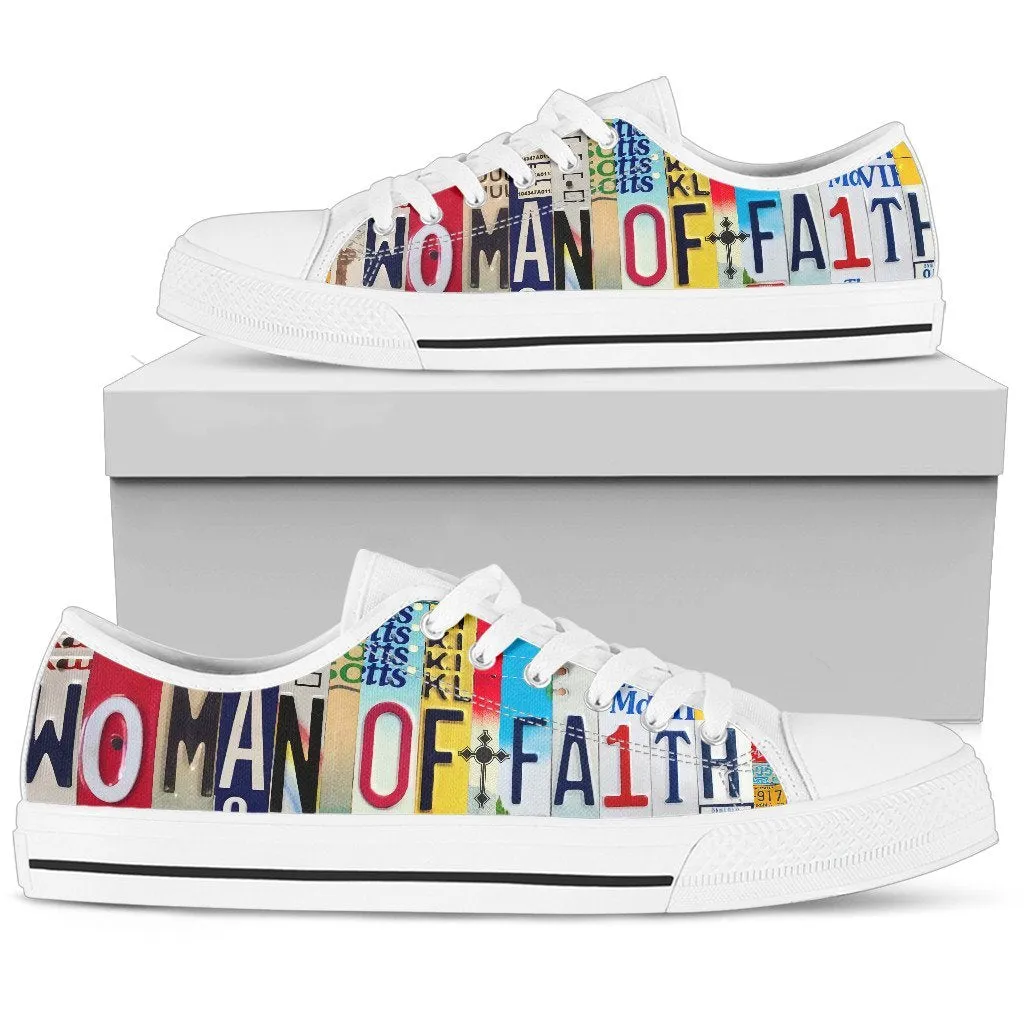 Woman Of Faith Low Top Shoes